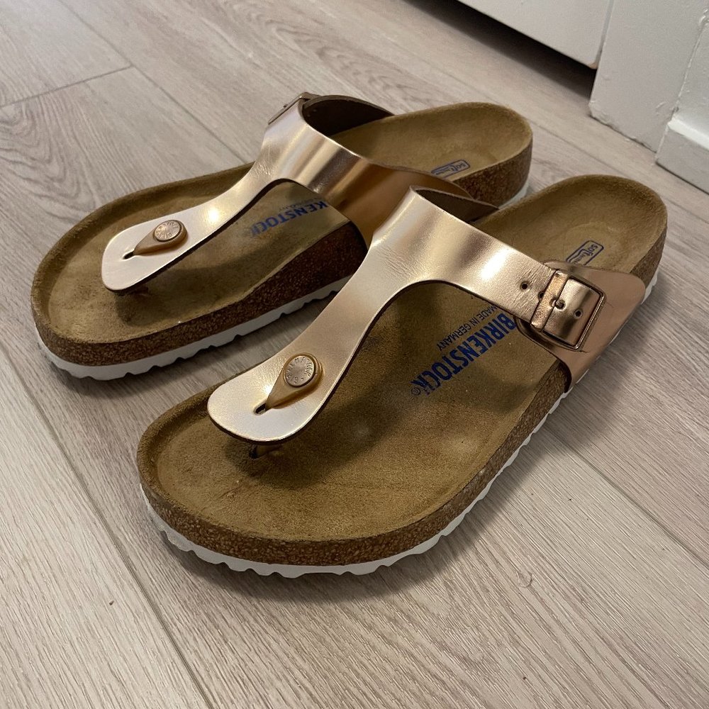 Birkenstock Gizeh - Metallic Copper - EU42 / US11